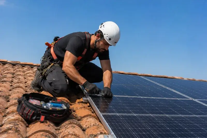 Maintenance et monitoring de panneaux solaires à Cambo-les-Bains